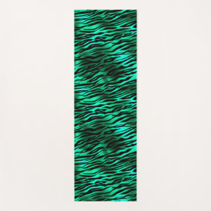 Tapete De Yoga Série Emerald e Safari Dourado Design 10