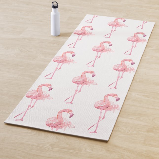 Tapete De Yoga Série Flamingo Ternura Design 2  (In Situ)