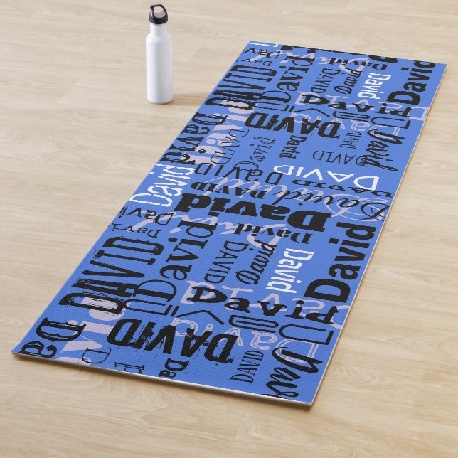 Tapete De Yoga SEU NOME EM UM YOGA MATT Nome Personalizável (In Situ)