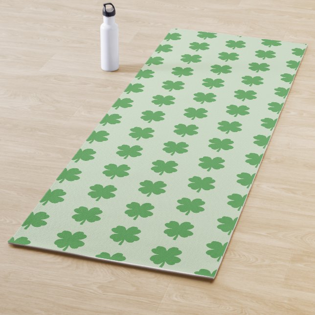Tapete De Yoga Shamrock Irish Pattern Bath Towel Set (In Situ)
