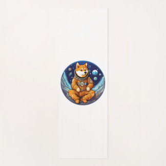 Tapete De Yoga Shiba No Astronauta Espacial Shiba