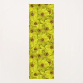 Tapete De Yoga Shrubby Cinquefoil Padrão Sem Costura