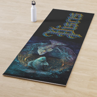 Tapete De Yoga Signo Zodiacal de Peixes
