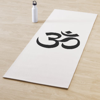 Tapete De Yoga Símbolo Om Ohm Yoga Espiritual Budismo