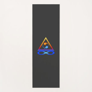Tapete De Yoga Símbolo Twin Flame