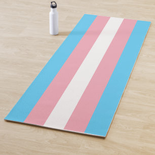 Tapete De Yoga Sinalizador do Orgulho Transgênero