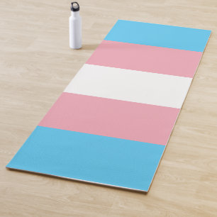 Tapete De Yoga Sinalizador do Orgulho Transgênero LGBTQ
