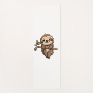 Tapete De Yoga Sloth Cute Sloth