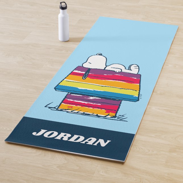 Tapete De Yoga Snoopy | Rainbow Dog House (In Situ)