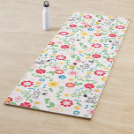 Tapete De Yoga Snoopy So Sweet Flower Pattern<br><div class="desc">Dê uma olhada neste design super fofo com o Snoopy em um brilhante padrão de jardim floral.</div>