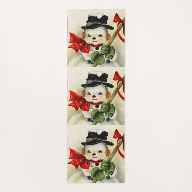Tapete De Yoga Snowman 004 (Verso)