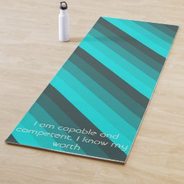 Tapete De Yoga Sombras de Turquesa