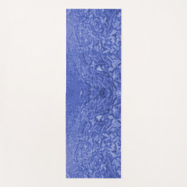 Tapete De Yoga Sombras do vetor azul