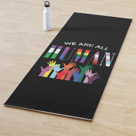 Tapete De Yoga Somos Todos Mãos Coloridas Humanas