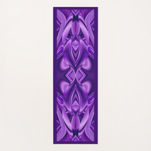 Tapete De Yoga Sonho Roxo, Abstrato Fantasy Arte Arco-Íris