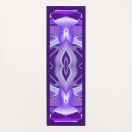 Tapete De Yoga Sonho Roxo, Abstrato Fantasy Arte Arco-Íris