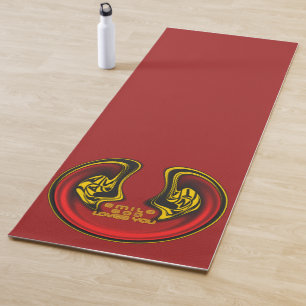 Tapete De Yoga Sorria Que Deus Te Ama Uma Belíssima Citação De Te