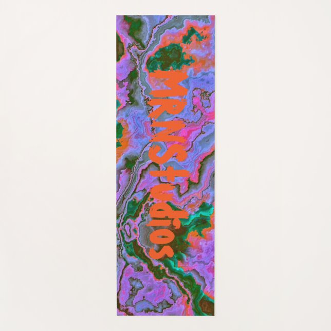 Tapete De Yoga Sour Marble Yoga Mat (Frente)