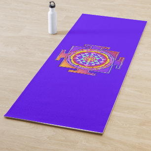 Tapete De Yoga Sri Yantra - Símbolo hinduísmo Design 1