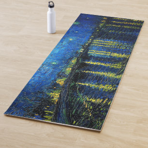 Tapete De Yoga Starry Night Over the Rhone, por Vincent Van Gogh