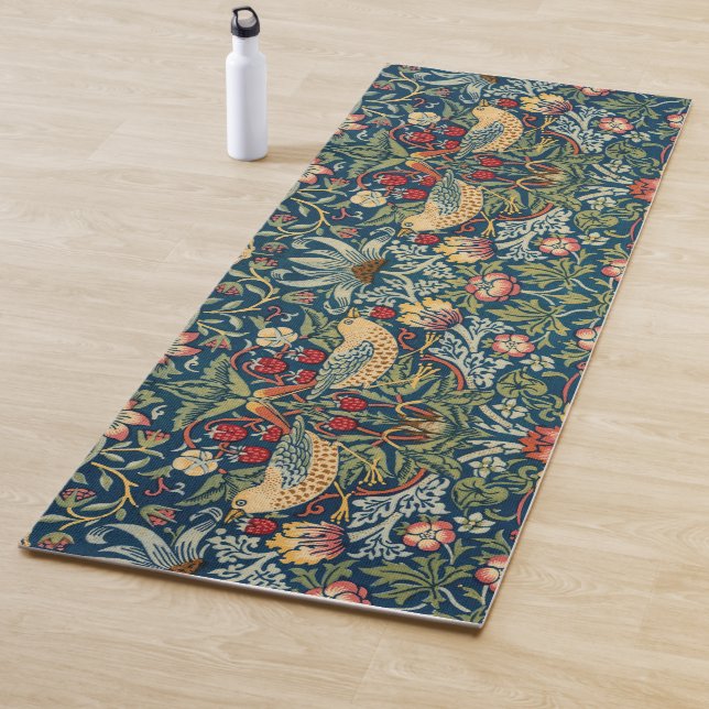 Tapete De Yoga Strawberry Thief por William Morris (In Situ)