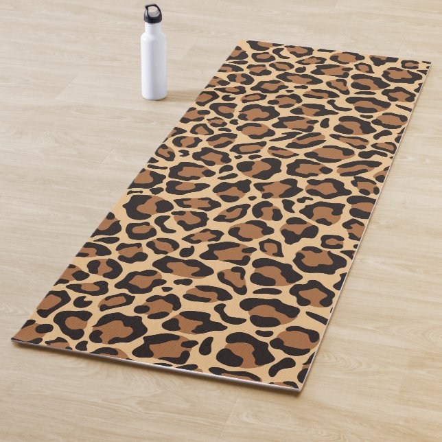 Tapete De Yoga Stylista Leopard Print Pattern (In Situ)