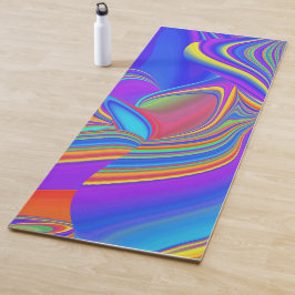 Tapete De Yoga Summersense, Abstrato 3D Rainbowart
