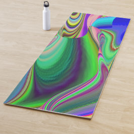 Tapete De Yoga Summersense, Abstrato 3D Rainbowart