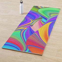 Tapete De Yoga Summersense, Abstrato 3D Rainbowart