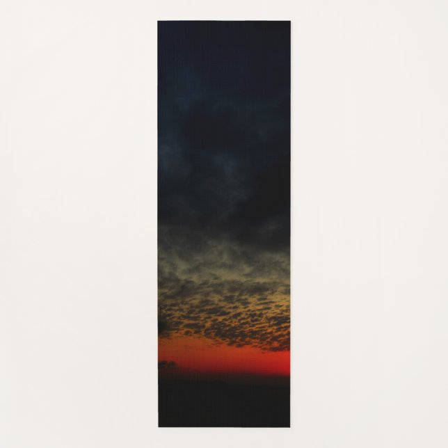 Tapete De Yoga Sunset Antes da Tempestade (Frente)