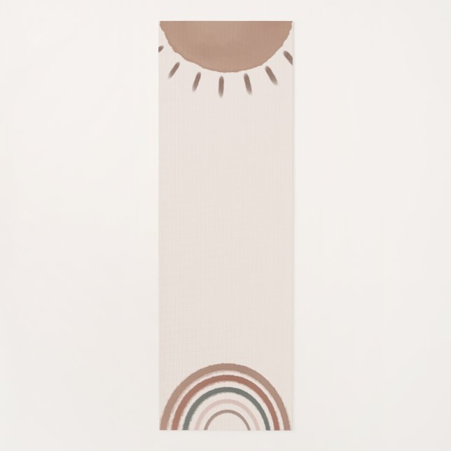 Tapete De Yoga Sunshine e Rainbows Yoga Mat (Frente)