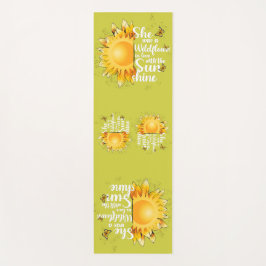 Tapete De Yoga Sunshine Sunflower Yoga