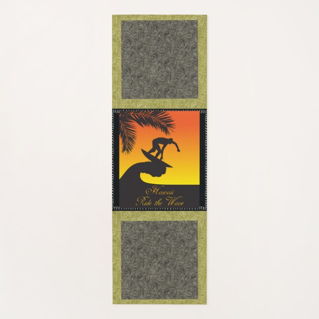 Tapete De Yoga Surf: Hawaii Yoga Mat (Frente)