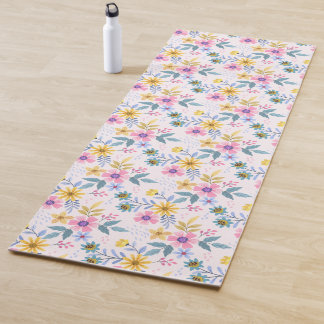 Tapete De Yoga Sweet colorful floral