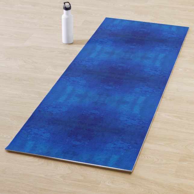 Tapete De Yoga Symphony of deep blue shades pattern (In Situ)