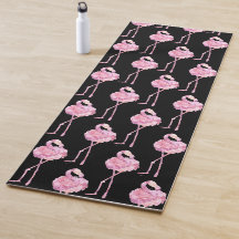 Tampo de Ioga Série Flamingo Terno Design 3