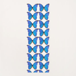 Tapete De Yoga tapete yoga borboleta Azul Morpho