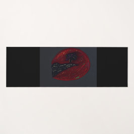 Tapete De Yoga Tapis de Yoga Noturno Iluminado pela Lua de Sangue