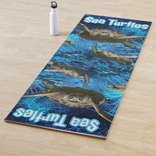 Tapete De Yoga Tartarugas Marinhas da Loja de Surf