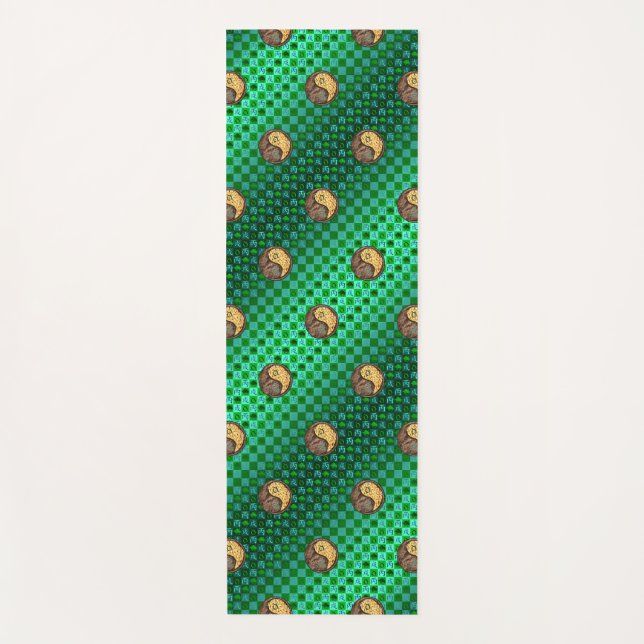 Tapete De Yoga Taurus & Fire Dog (Frente)