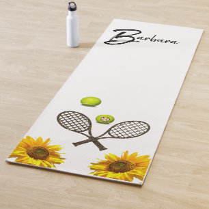 Tapete De Yoga Tênis de girassol Yoga Mat