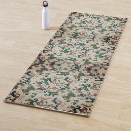 Tapete De Yoga Terra Pixel Floresta 