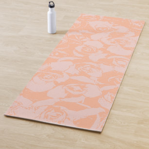 Tapete De Yoga Teste padrão botânico da ilustração floral
