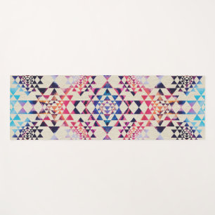 Tapete De Yoga Teste padrão de Sri Yantra/Sri Chakra - pinte a