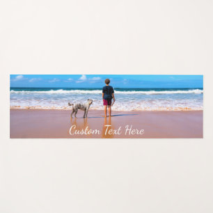Tapete De Yoga Texto Personalizado Da Sua Matriz De Foto Pet Yoga