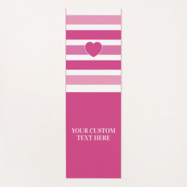 Tapete De Yoga Texto personalizado Stripes Ioga padrão