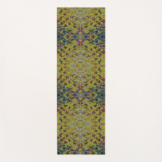 Tapete De Yoga Textura #5 de la obra Piña. SERIE (Frente)