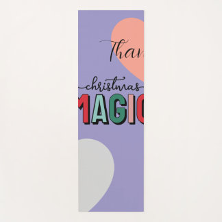 Tapete De Yoga Thank Christmas Magic Pastel Yoga Mat | Holiday We