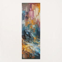 Tapete De Yoga Thick Textured Paint Pattern