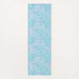 Tapete de Yoga Tie-Dye Azul Sereno